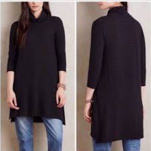 Anthropologie Puella Black Tunic/Sweater Dress